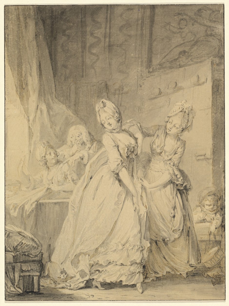 La coquette - Pierre Antoine Baudouin