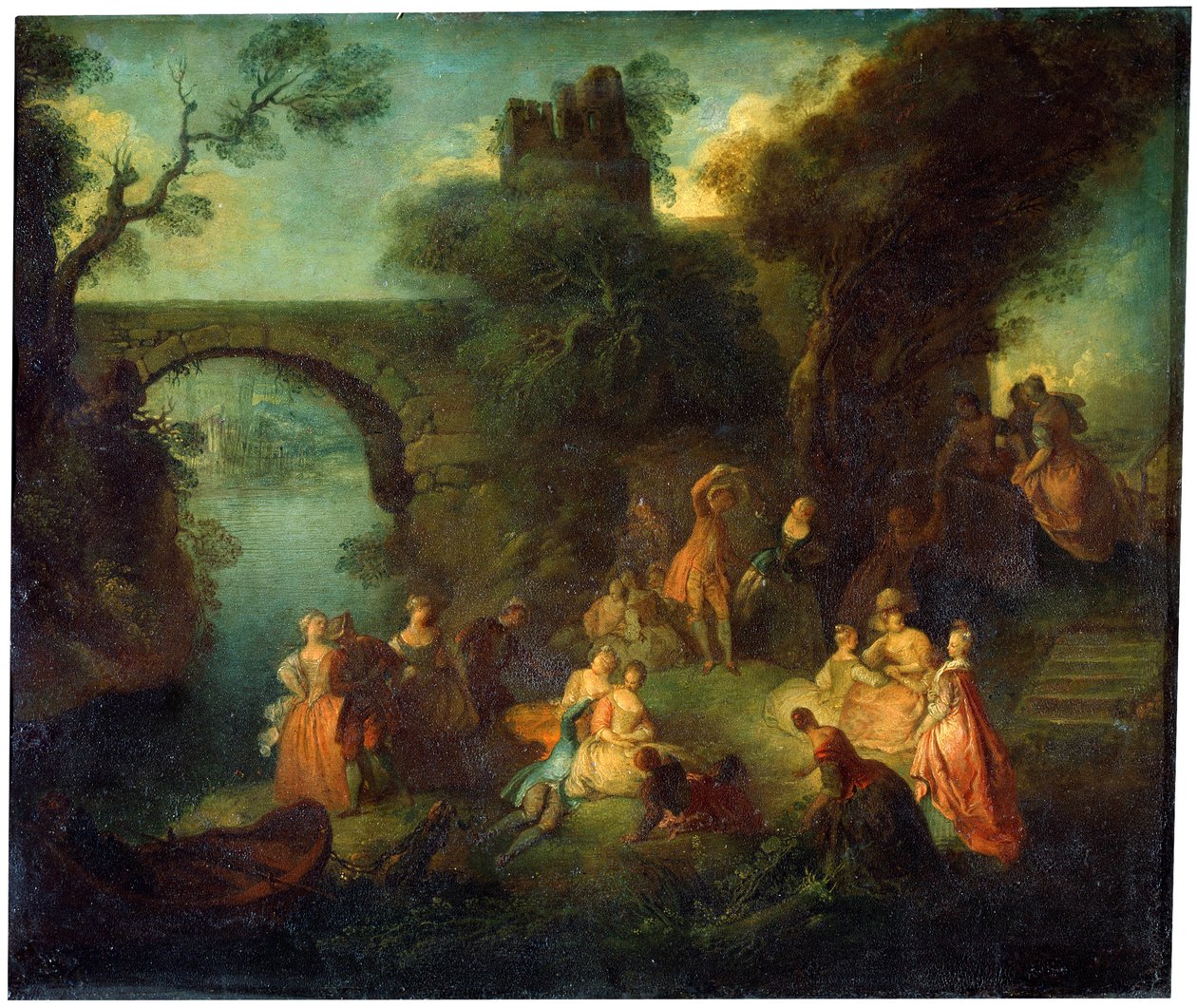 Danse au bord de la rivière, vers 1720-1730 - Pierre Antoine Quillard