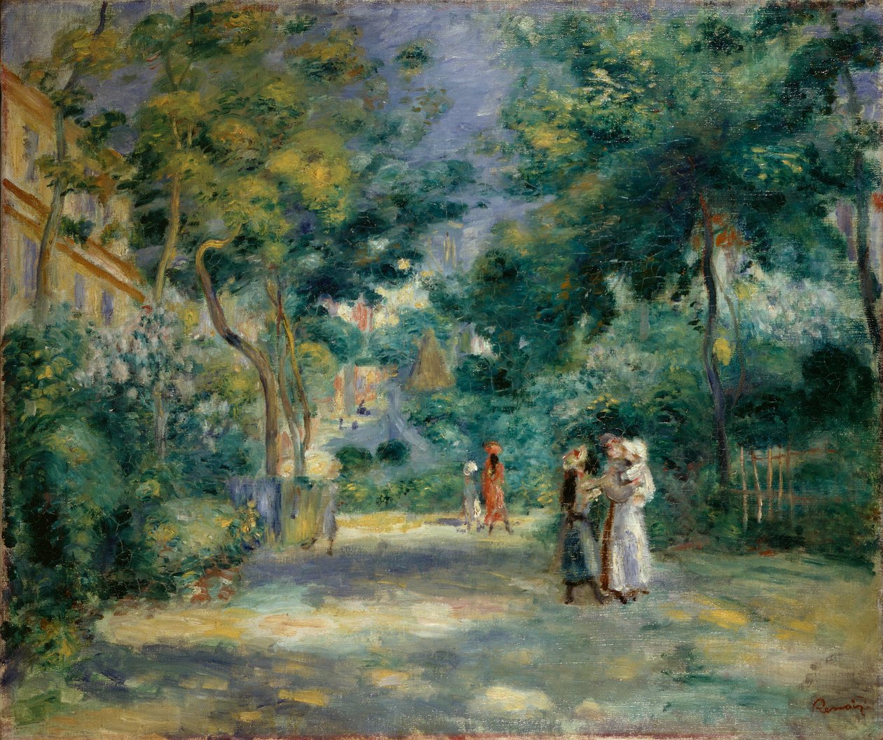 Un jardin à Montmartre, 1890-1899 - Pierre Auguste Renoir