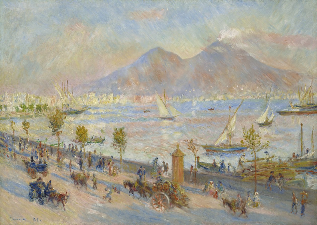 Baie de Naples, soir, 1881 - Pierre Auguste Renoir
