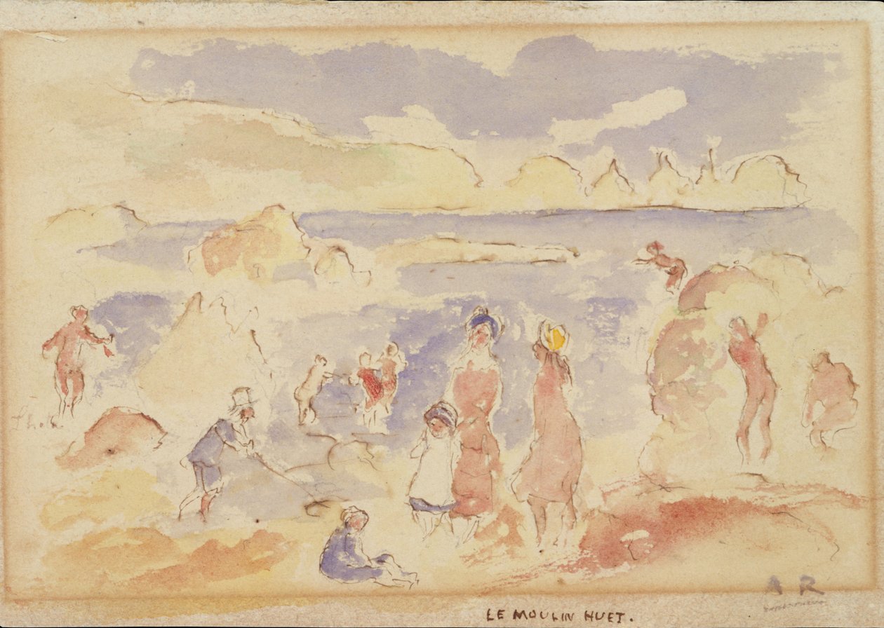 Scène de plage, 1883 - Pierre Auguste Renoir