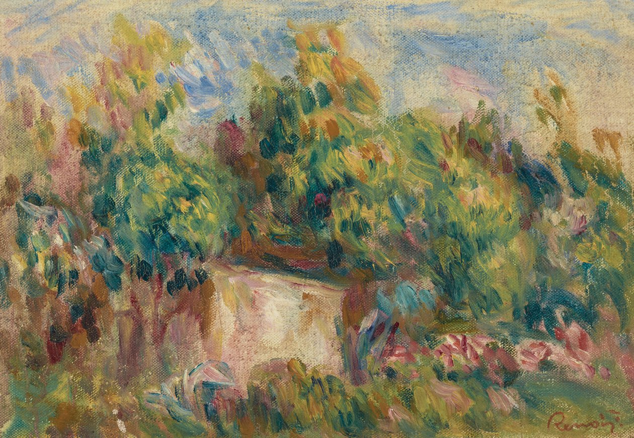 Cabanon près des Colettes - Pierre Auguste Renoir