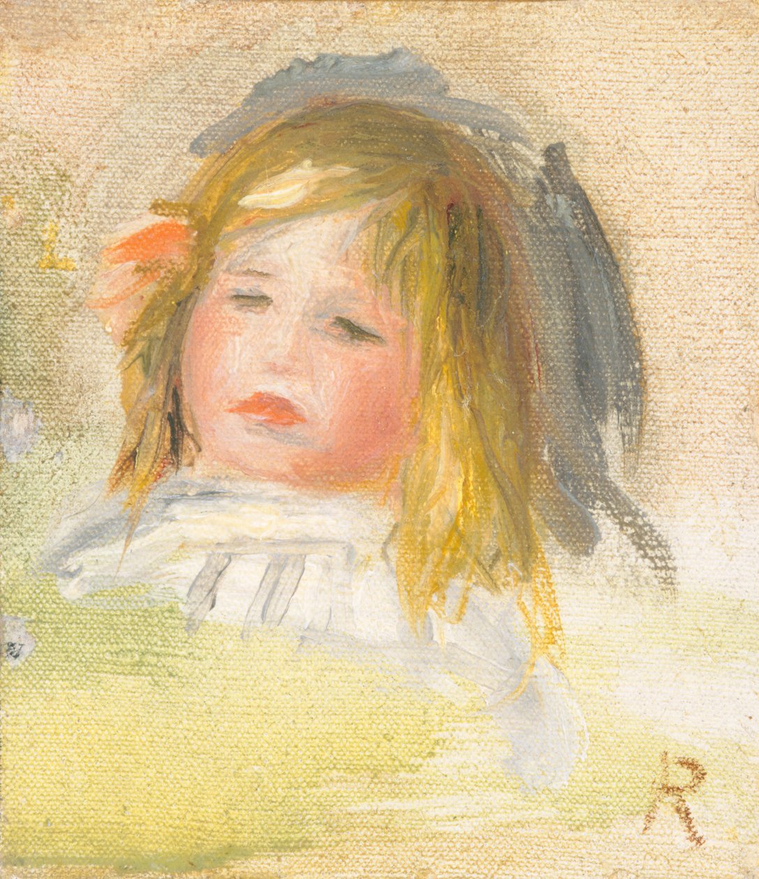 Enfant aux cheveux blonds, 1895-1900 - Pierre Auguste Renoir