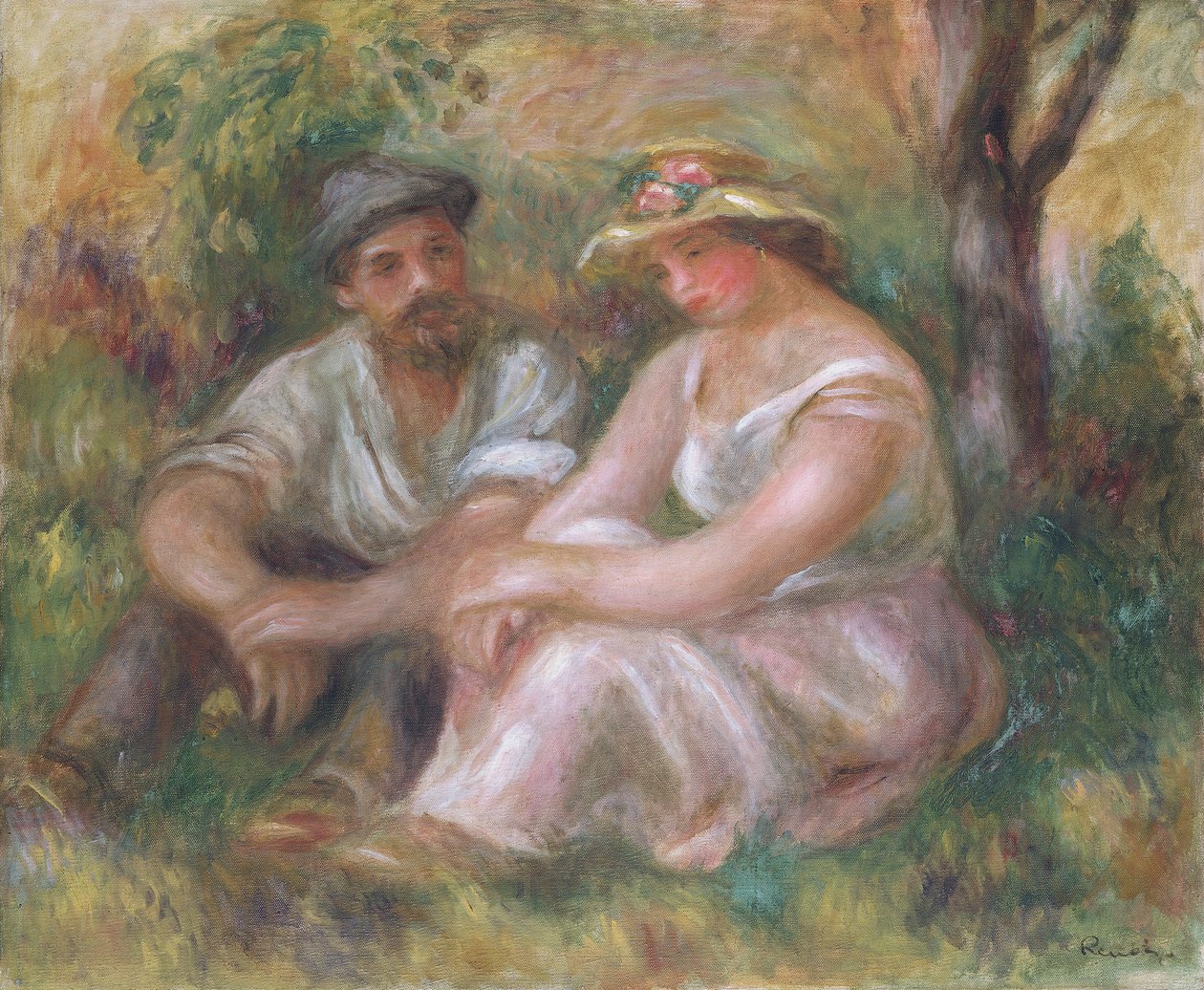 Conversation, 1912 - Pierre Auguste Renoir