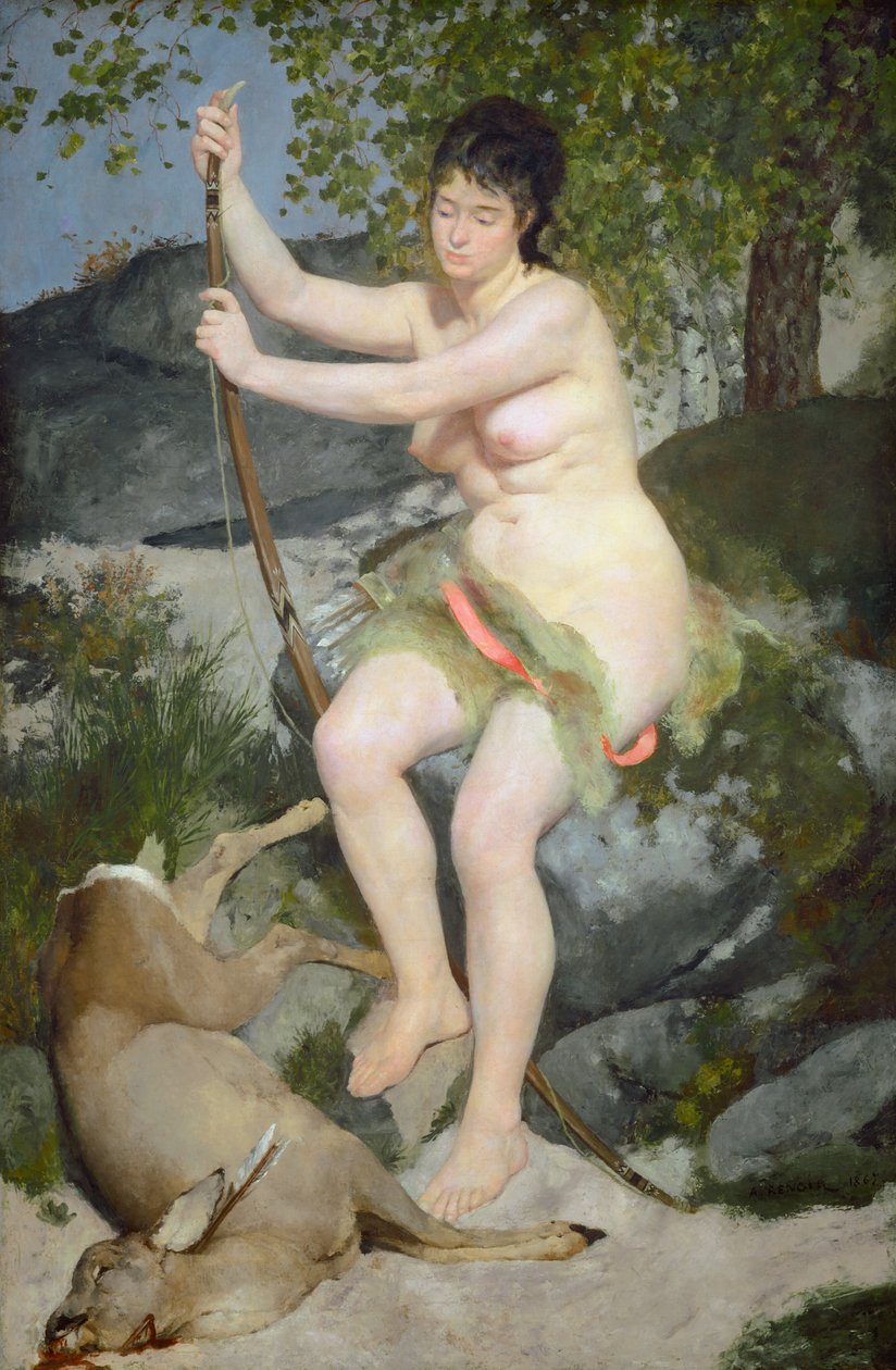 Diane - Pierre Auguste Renoir
