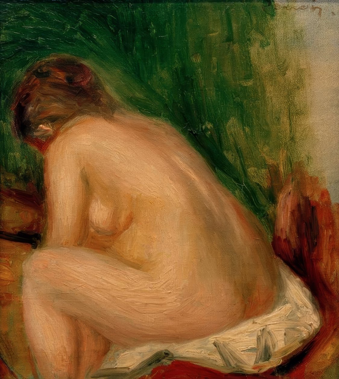Femme nue assise - Pierre Auguste Renoir