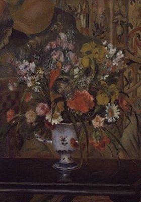 Fleurs dans un vase - Pierre Auguste Renoir