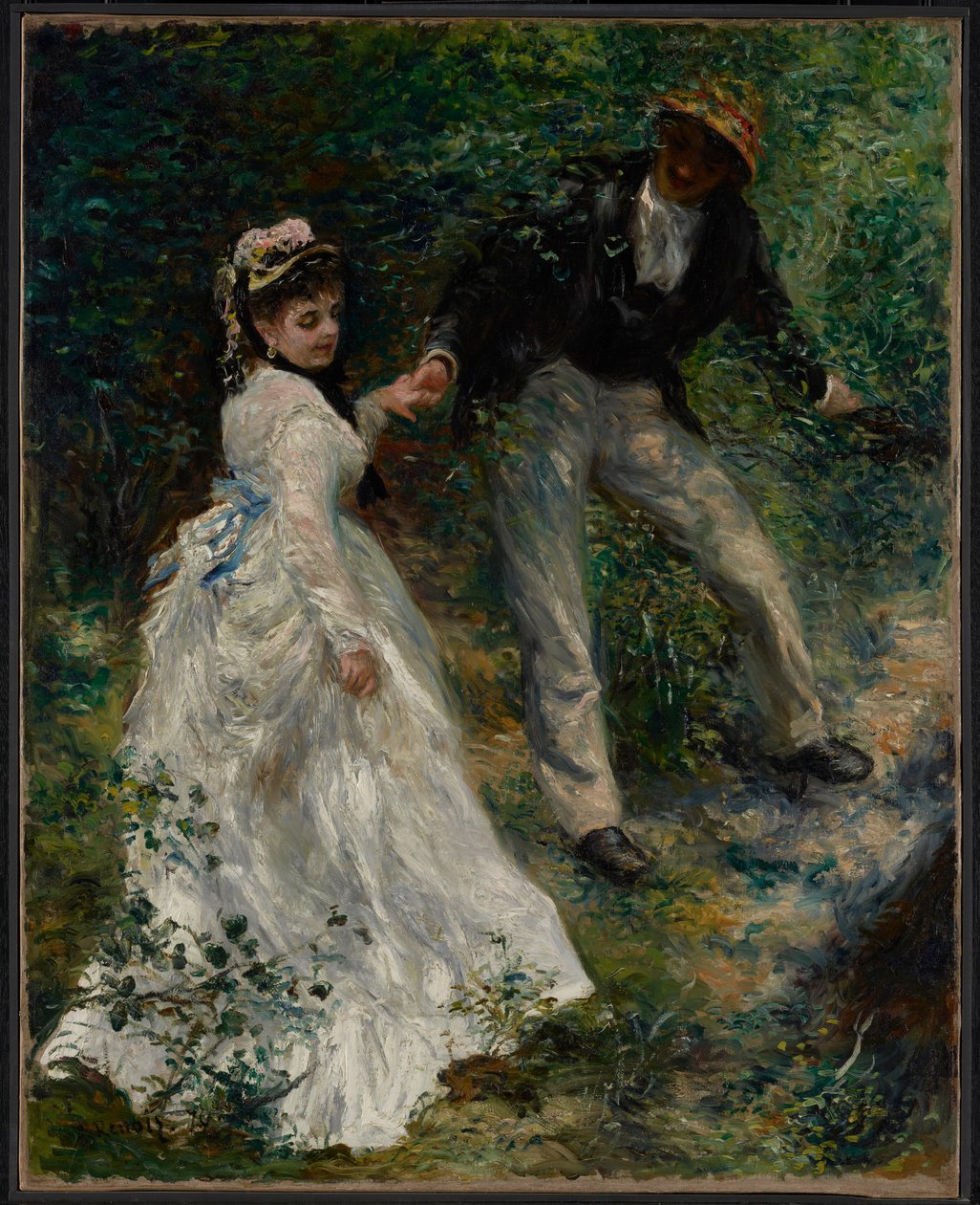 La promenade, 1870 - Pierre Auguste Renoir