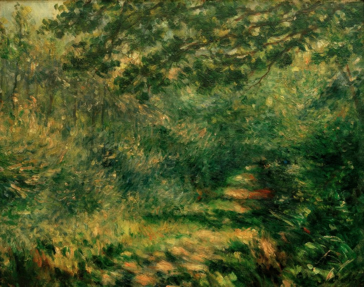 L’allée sous bois - Pierre Auguste Renoir
