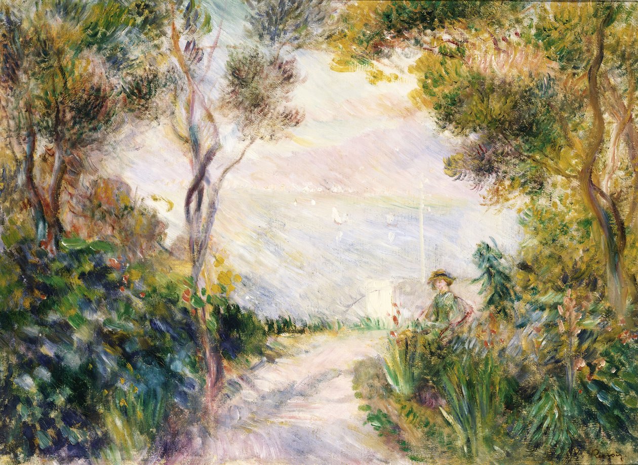 Paysage, fin du chemin - Pierre Auguste Renoir