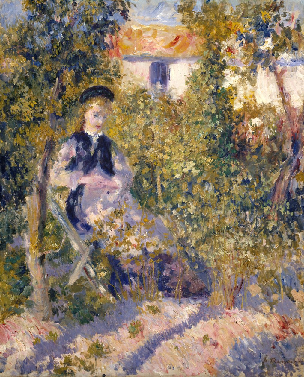 Nini dans le jardin - Pierre Auguste Renoir