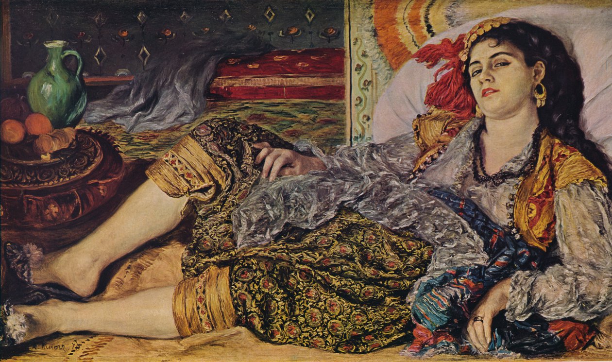 Odalisque, 1870 - Pierre Auguste Renoir