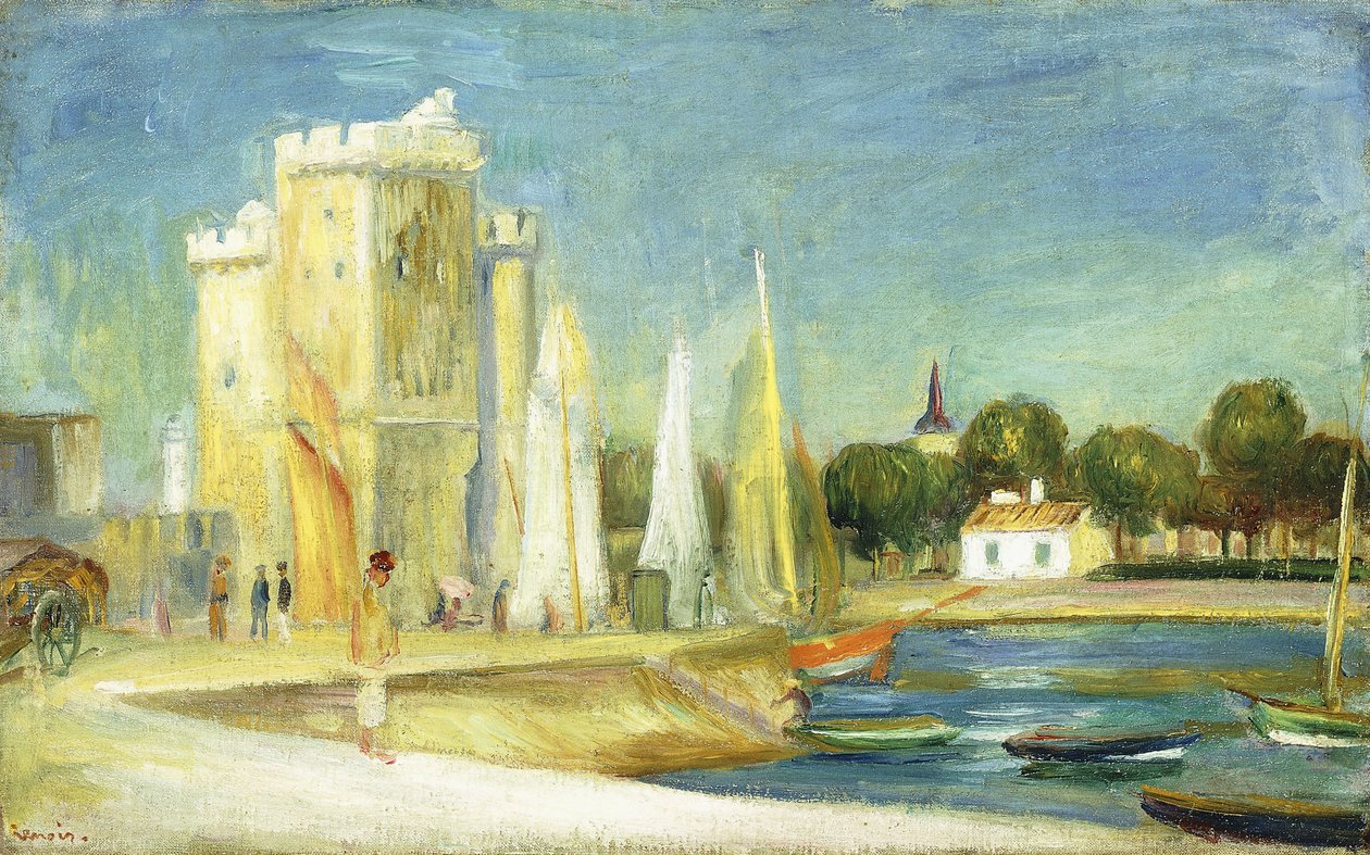Port de la Rochelle - Pierre Auguste Renoir