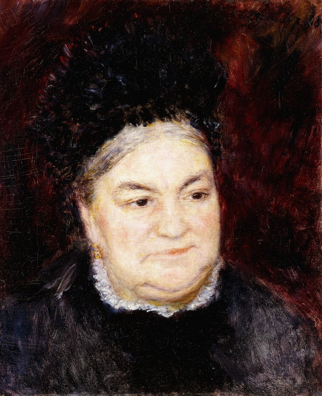 Portrait de vieille femme - Pierre Auguste Renoir