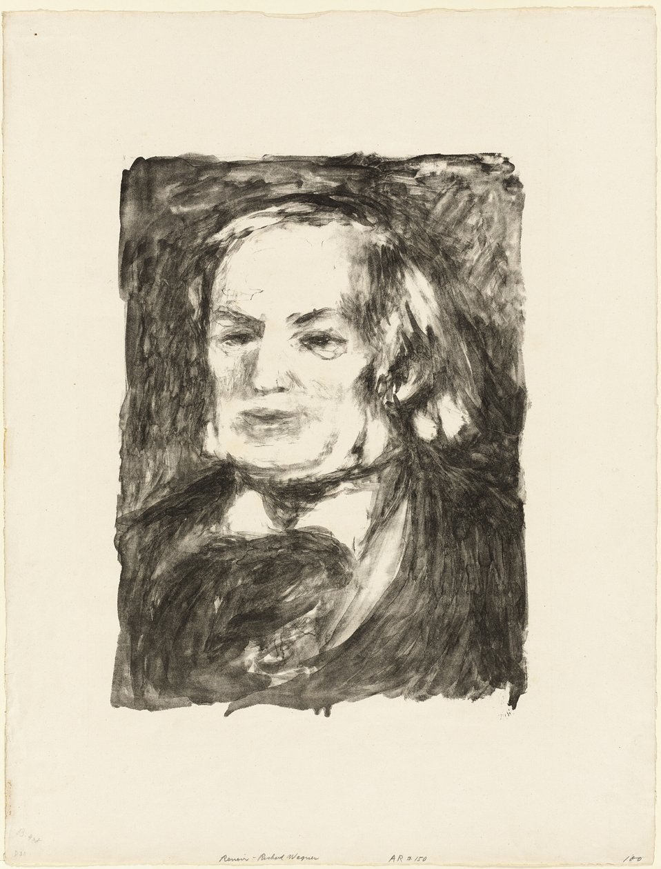 Portrait de Richard Wagner - Pierre Auguste Renoir