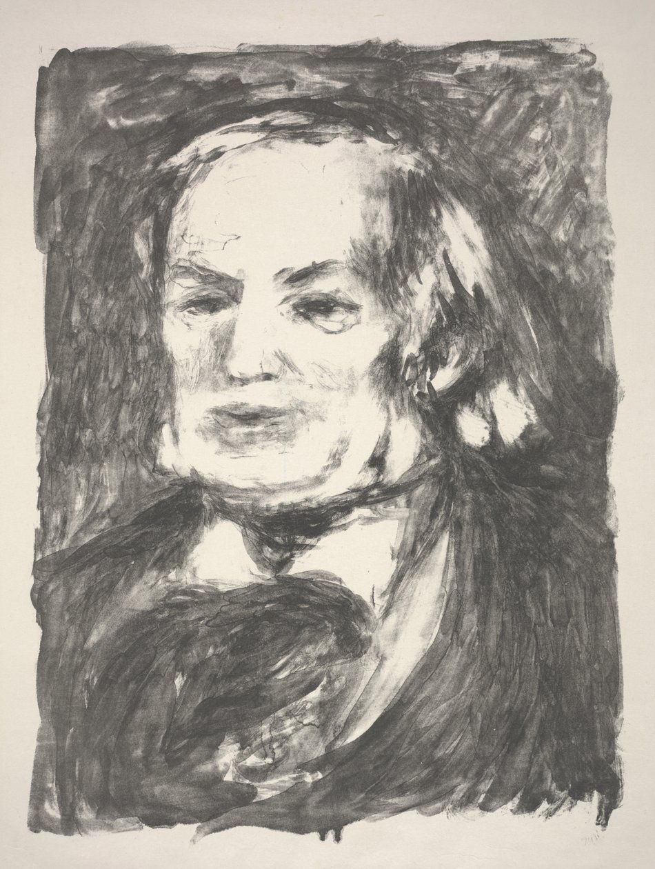 Portrait de Richard Wagner - Pierre Auguste Renoir
