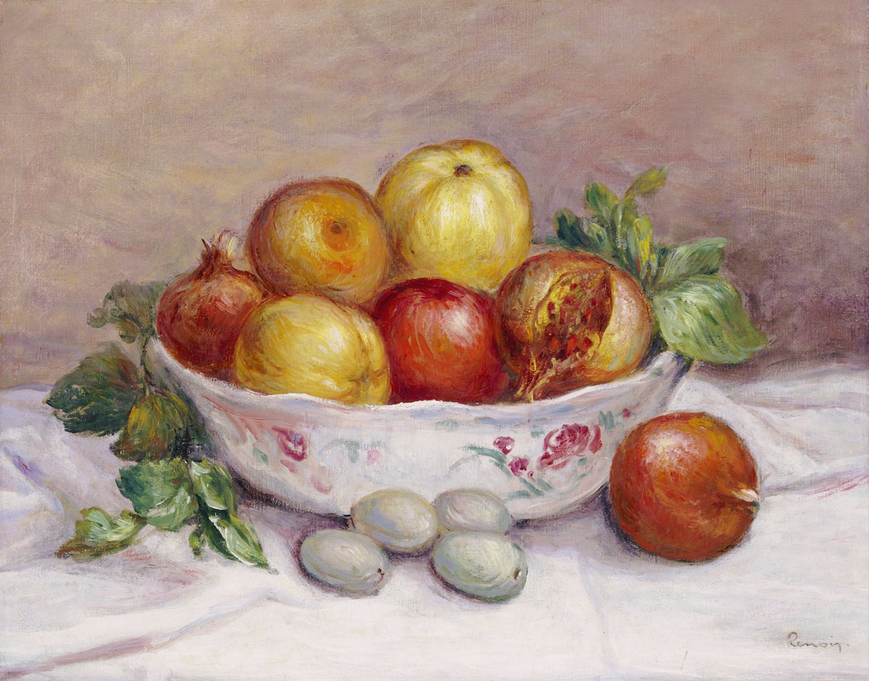 Nature morte avec une grenade - Pierre Auguste Renoir
