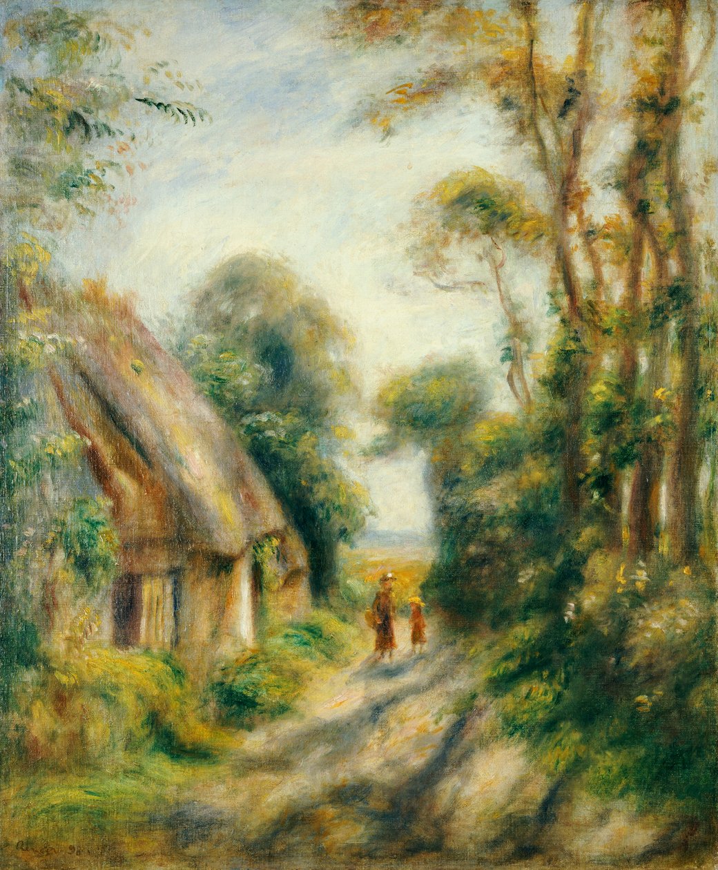 Les environs de Berneval - Pierre Auguste Renoir