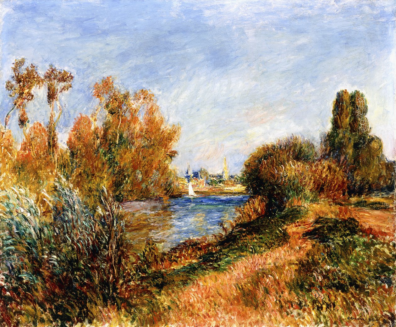 La Seine à Argenteuil - Pierre Auguste Renoir
