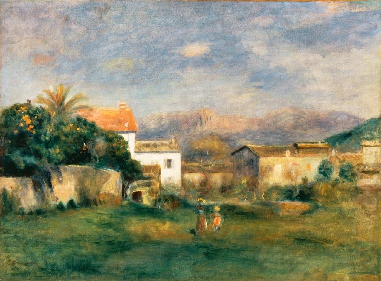 Vue de Cagnes - Pierre Auguste Renoir
