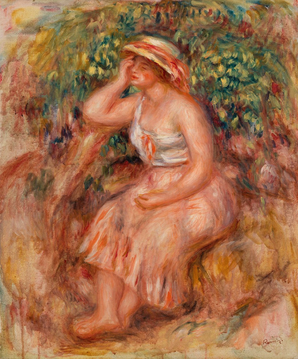 Rêveuse - Pierre Auguste Renoir