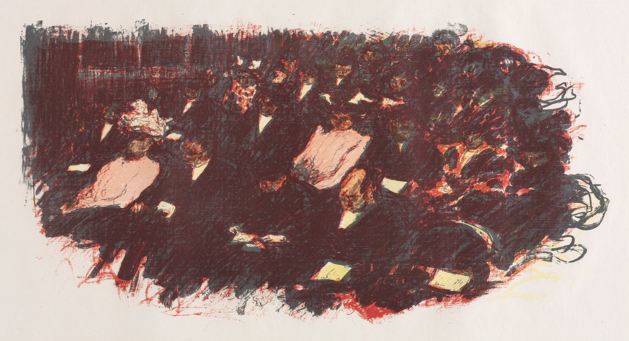 Au théâtre - Pierre Bonnard