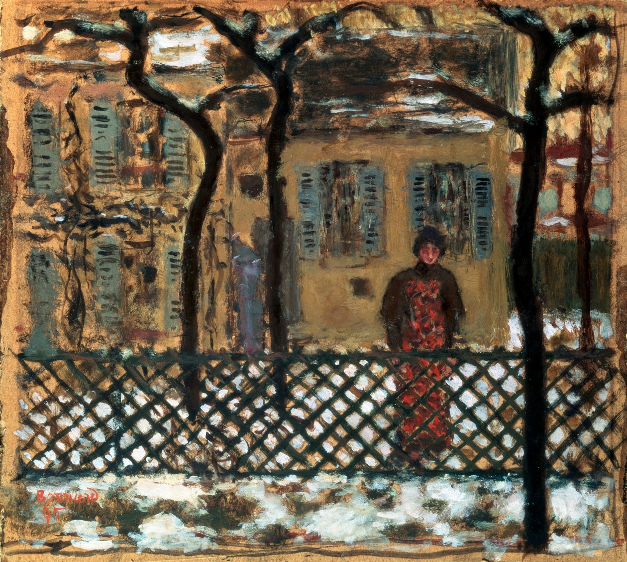Derrière la clôture, 1895 - Pierre Bonnard
