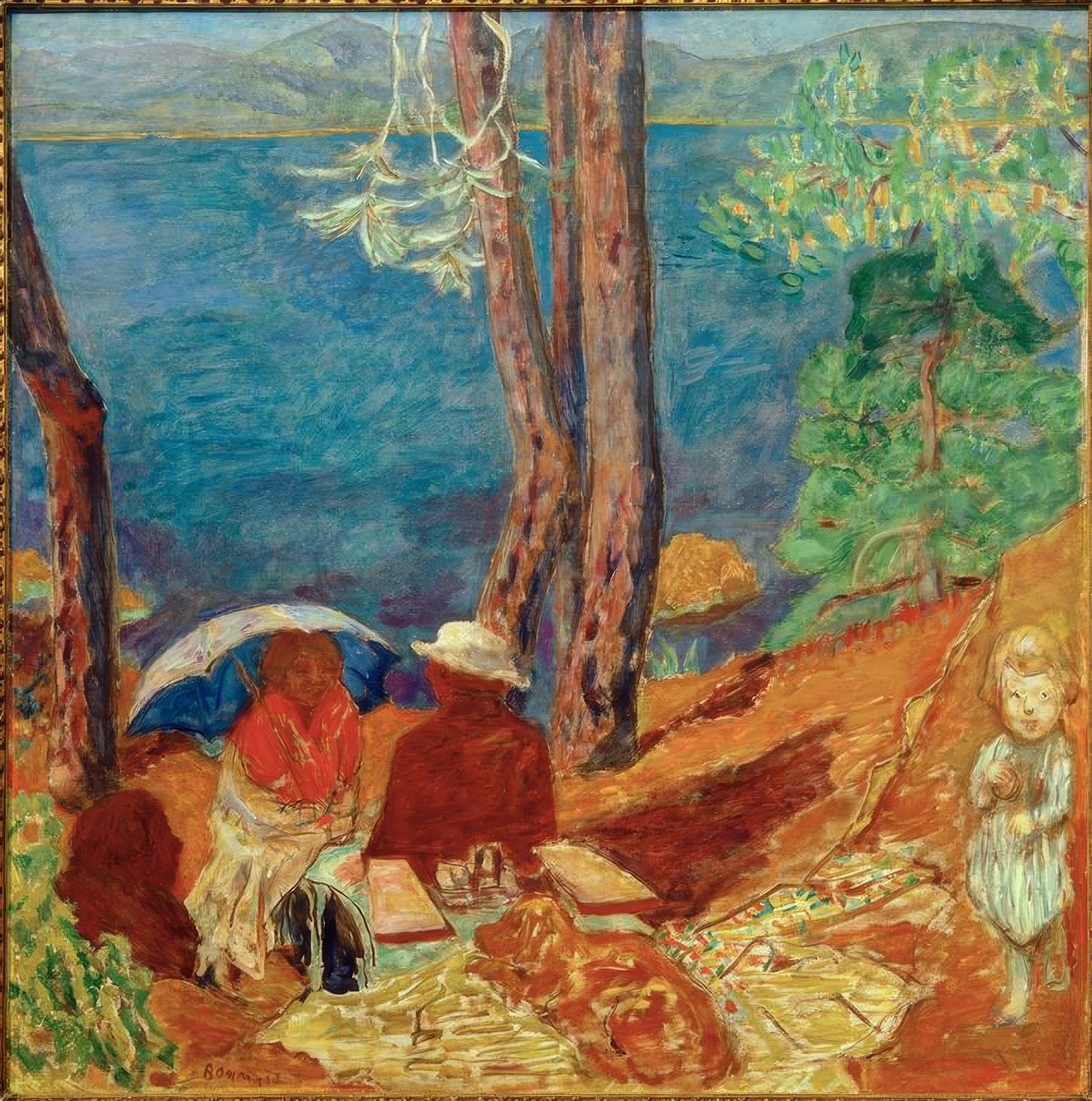Bord de mer, sous les pins - Pierre Bonnard