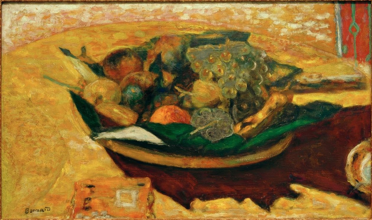 Coupe de fruits sur une table - Pierre Bonnard
