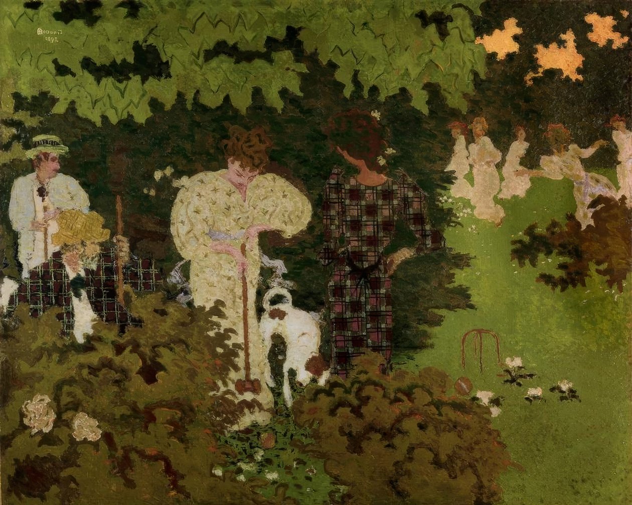 Crépuscule ou La partie du croquet - Pierre Bonnard