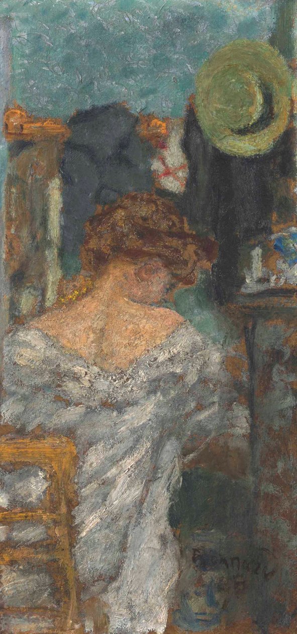 Femme assise, de dos - Pierre Bonnard