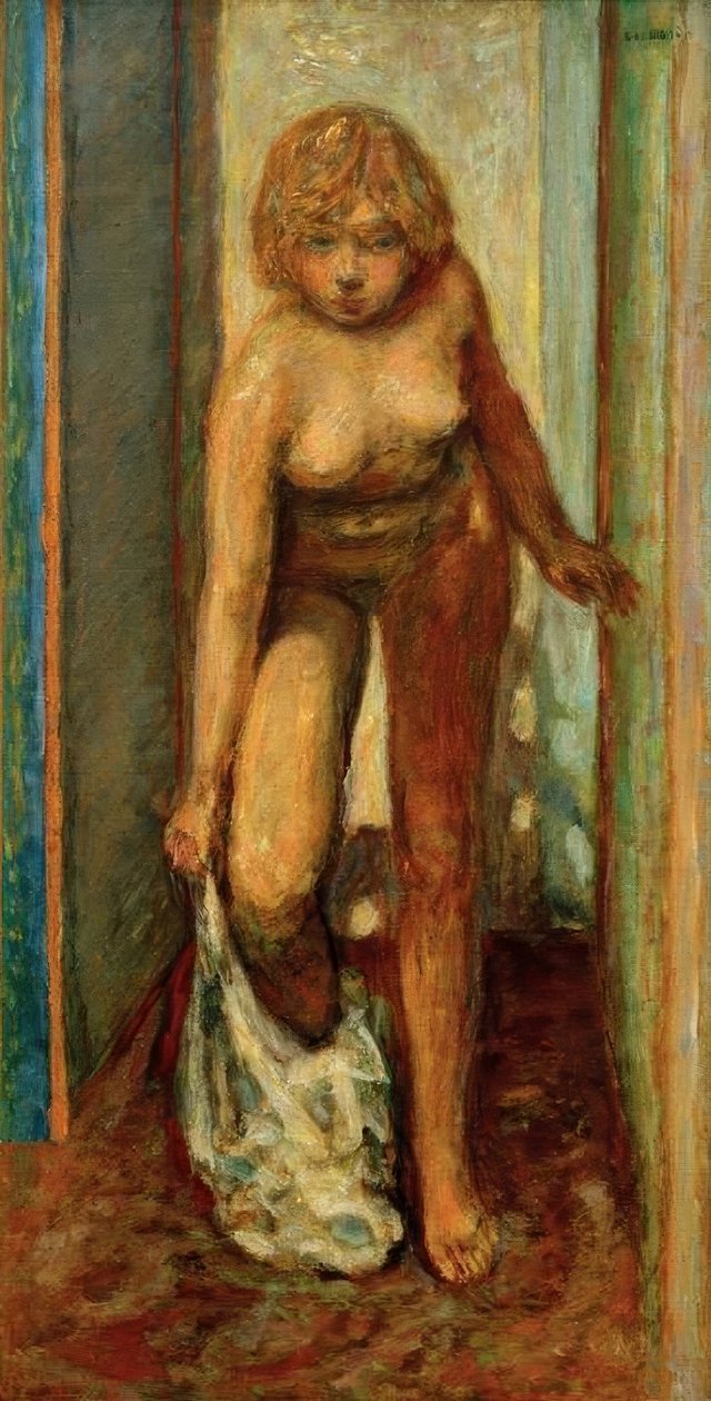 Femme se déshabillant - Pierre Bonnard