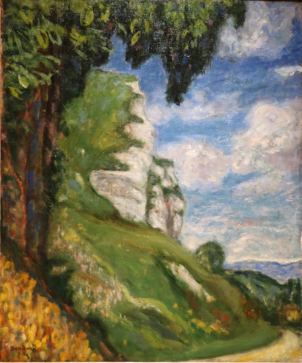 French: Les falaises de Saint-Adrion - Pierre Bonnard