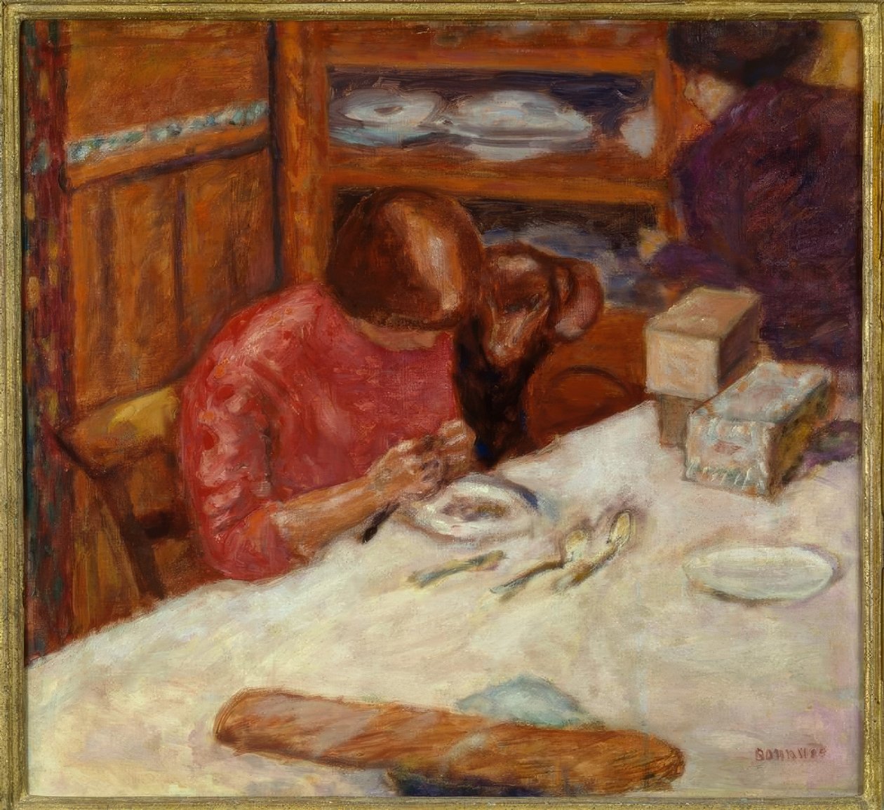 Intérieur ou la femme au chien - Pierre Bonnard
