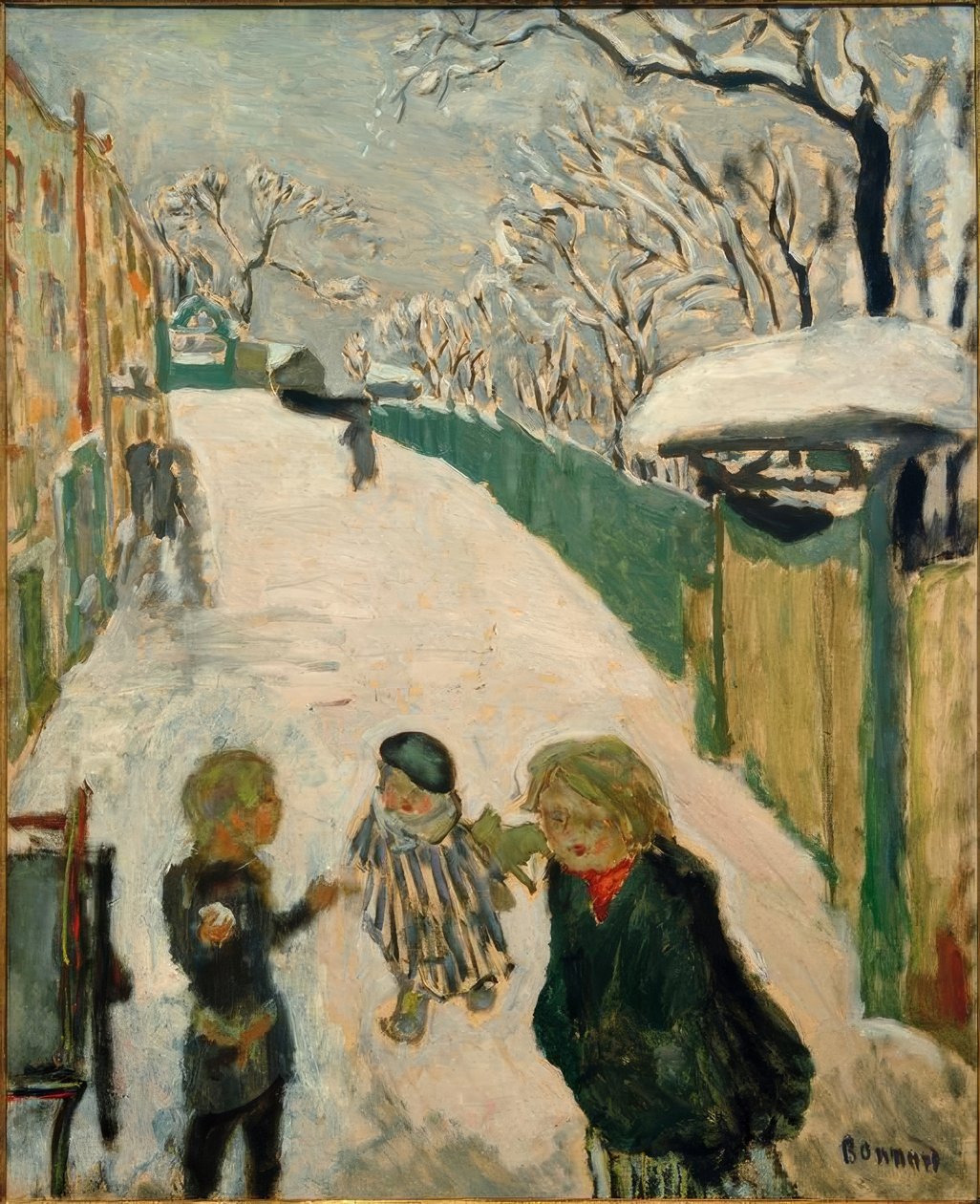 Jeux d’enfants dans la neige / La Rue - Pierre Bonnard