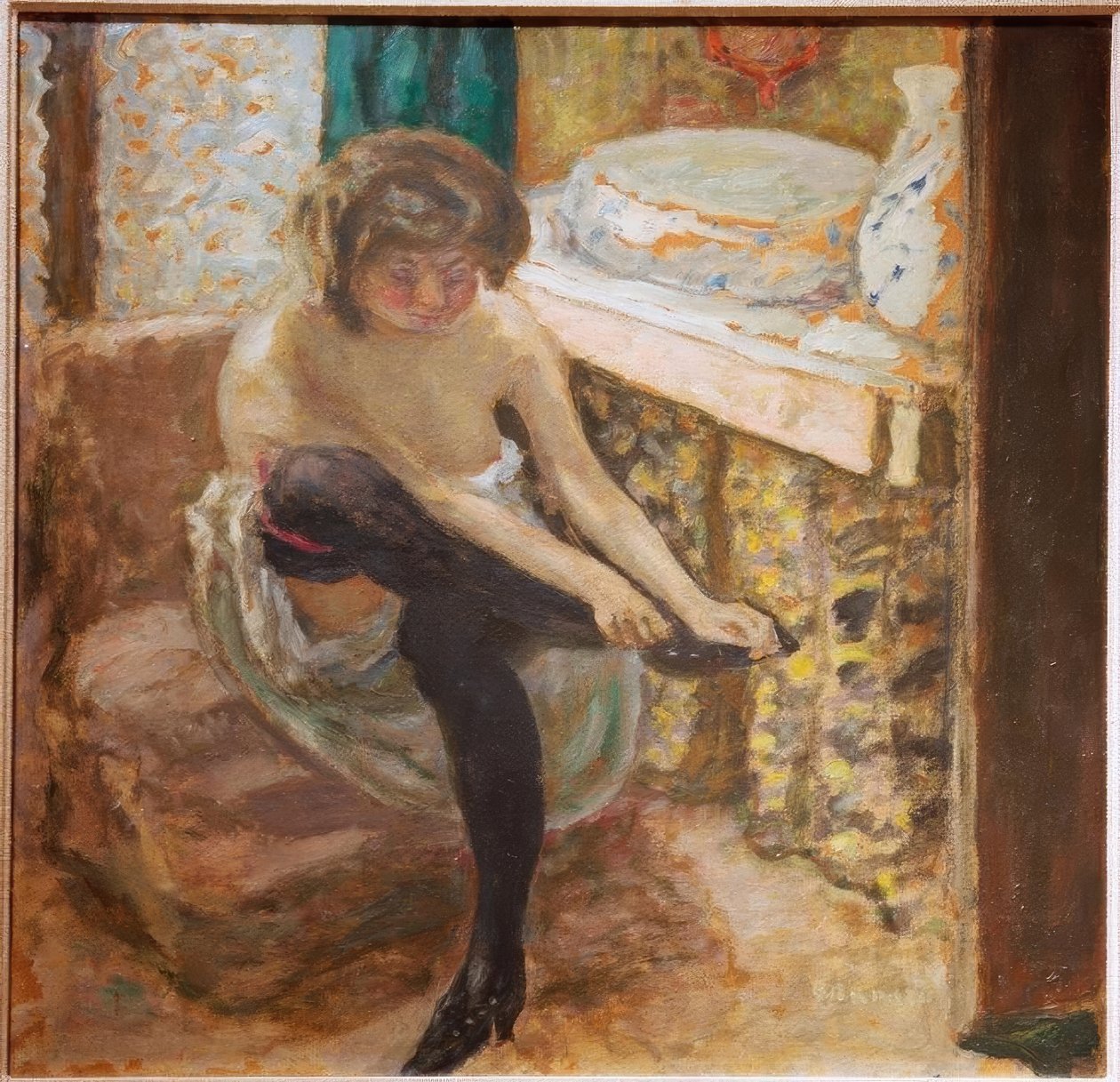 La femme aux bas noirs - Pierre Bonnard