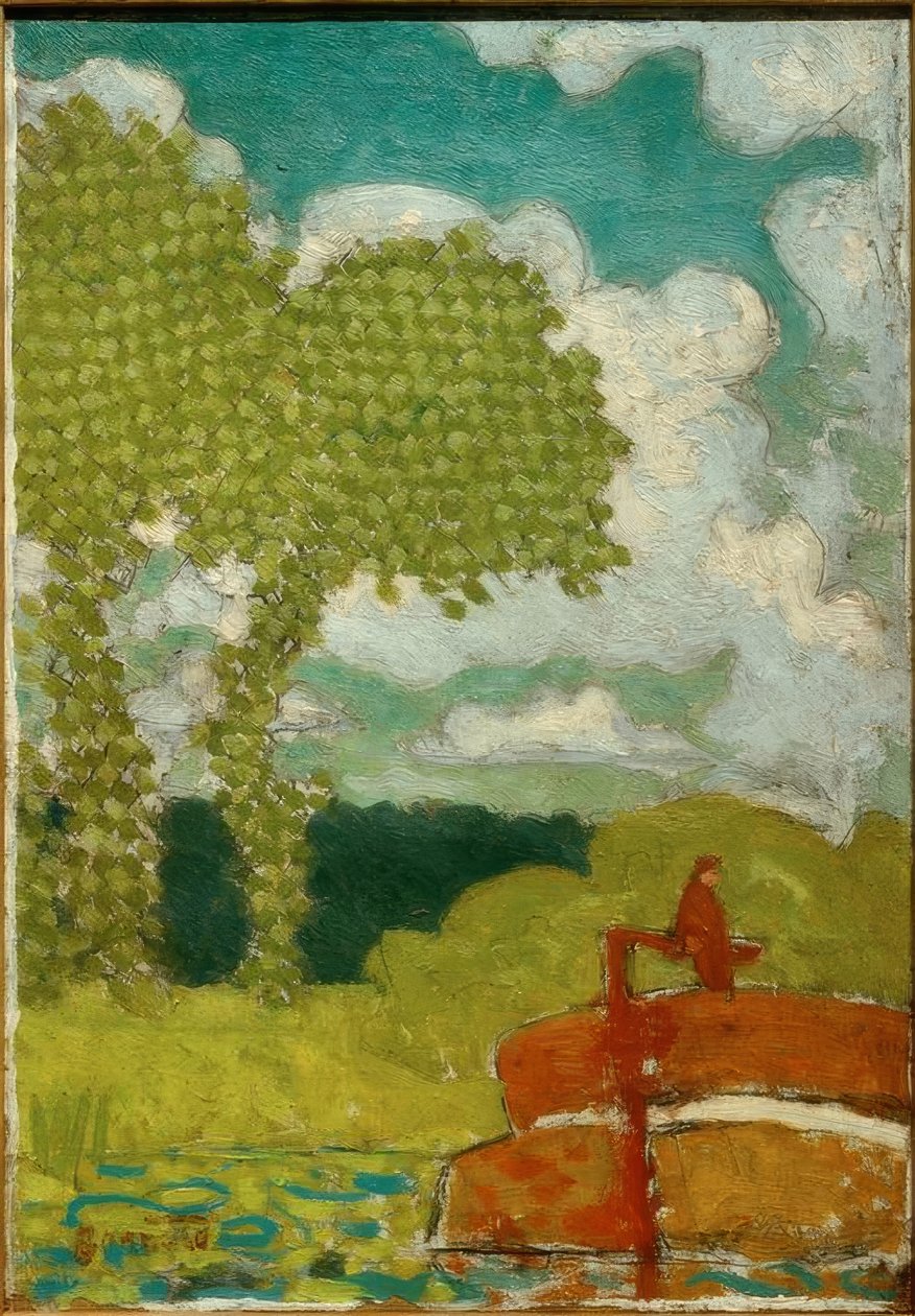 La péniche - Pierre Bonnard