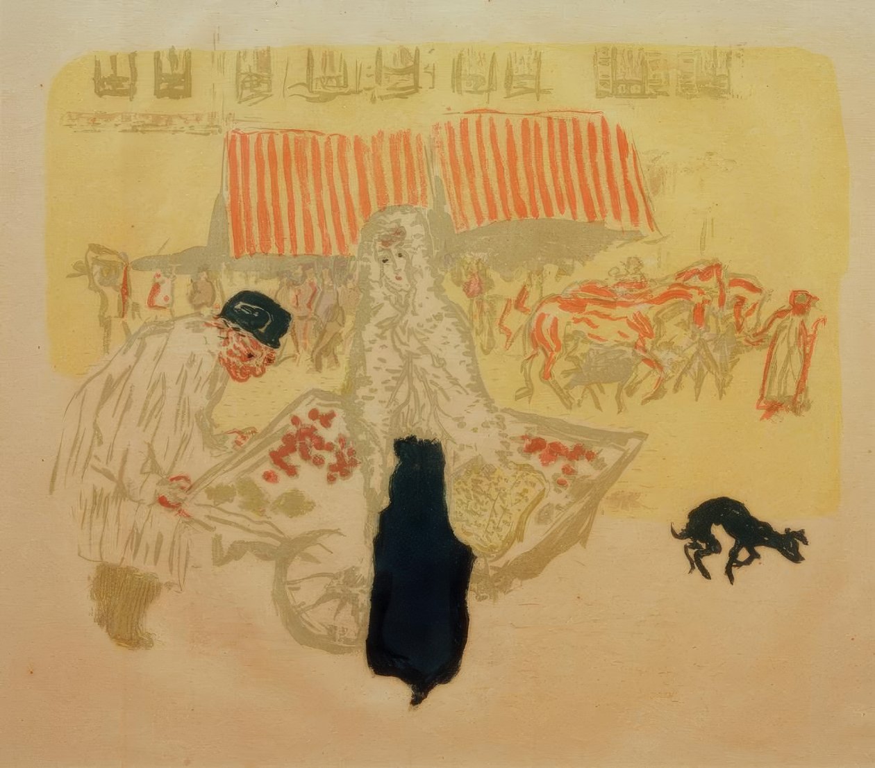 Le marchand des quatre saisons (Marchand de légumes) - Pierre Bonnard