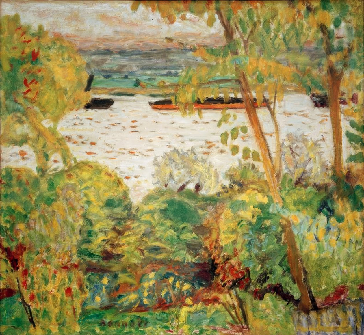 Remorqueur à Vernon - Pierre Bonnard