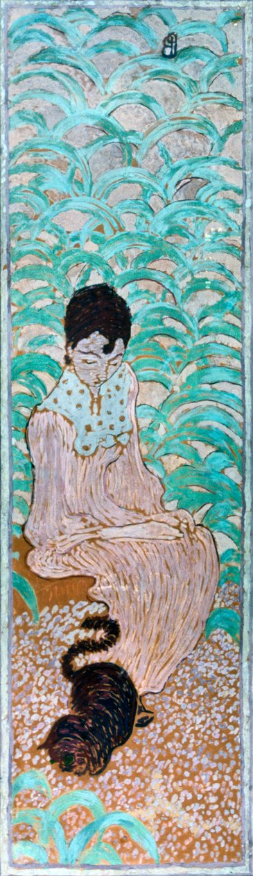 Femme assise avec un chat, 1891 - Pierre Bonnard