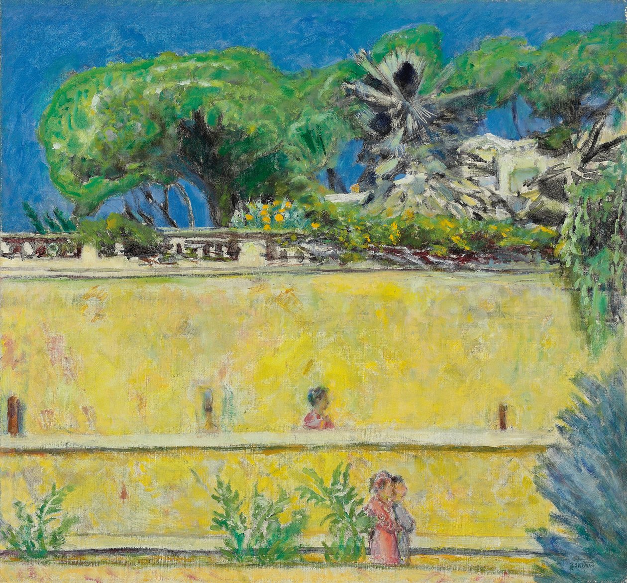 Terrasse à midi, c.1925 - Pierre Bonnard