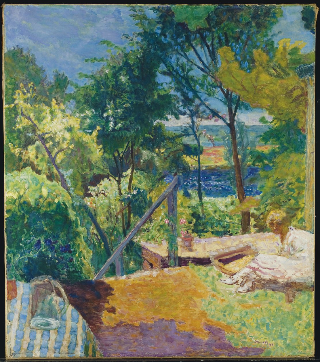 Terrasse à Vernon, 1923 - Pierre Bonnard