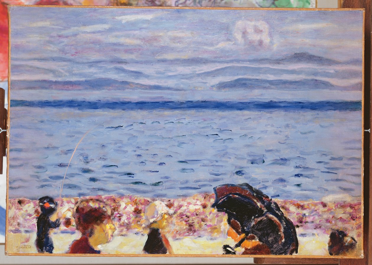 La plage, mer bleue, vers 1930 - Pierre Bonnard