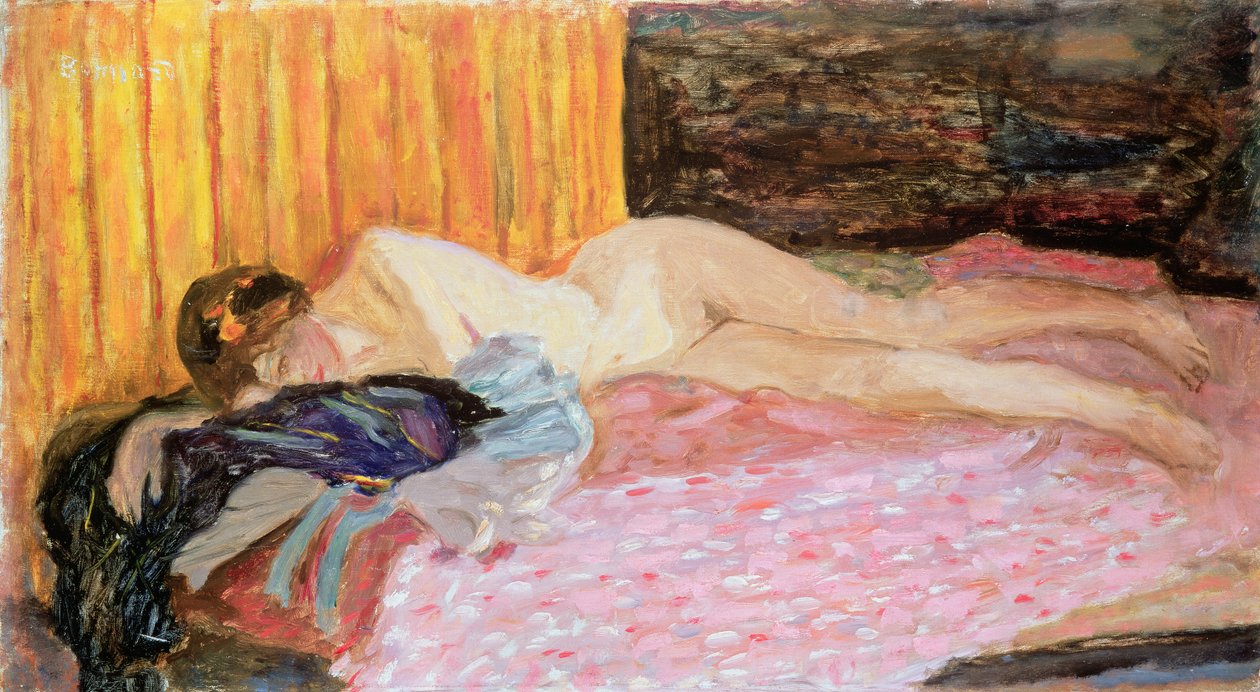 Le Canapé Rose - Pierre Bonnard