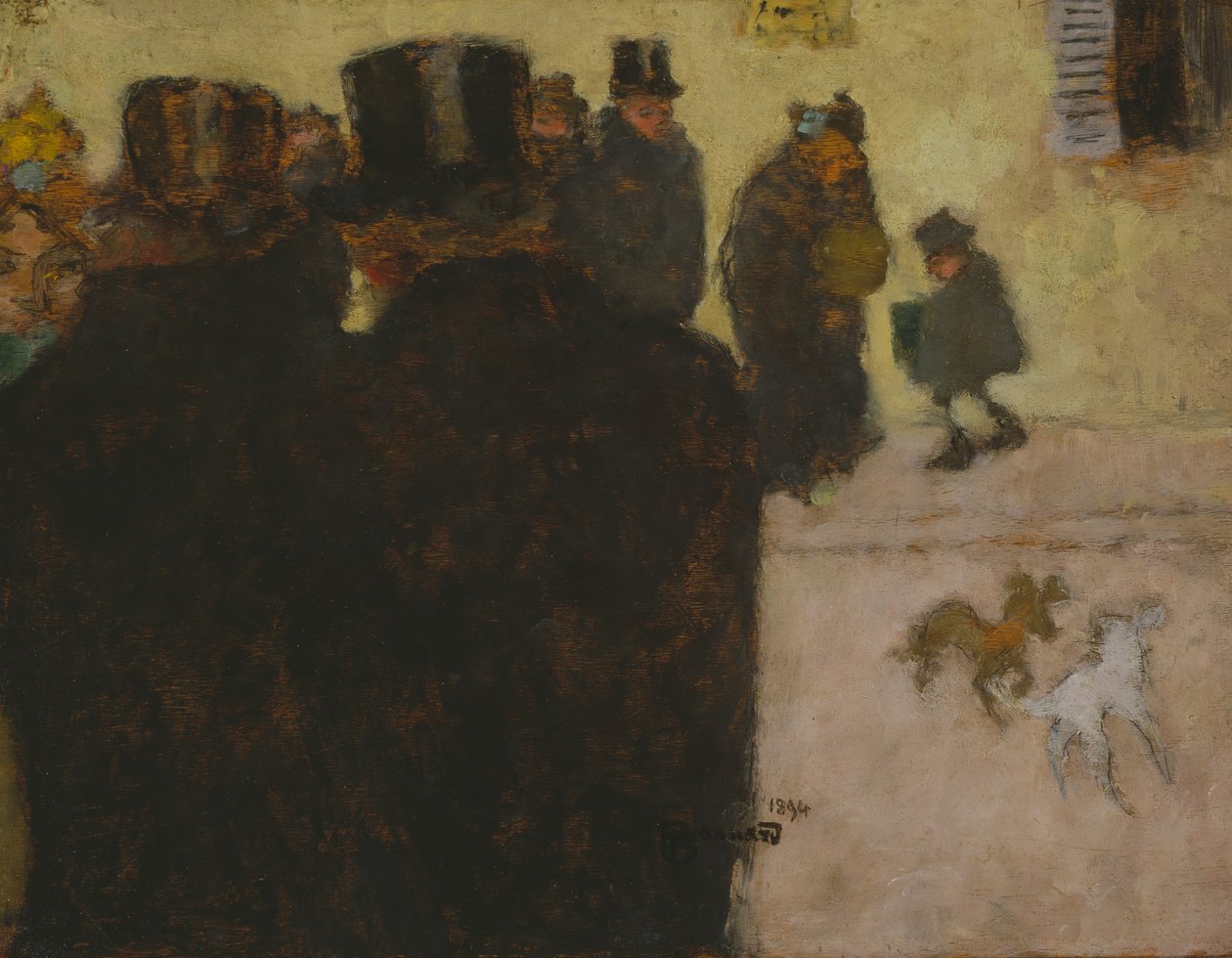 La rue en hiver - Pierre Bonnard