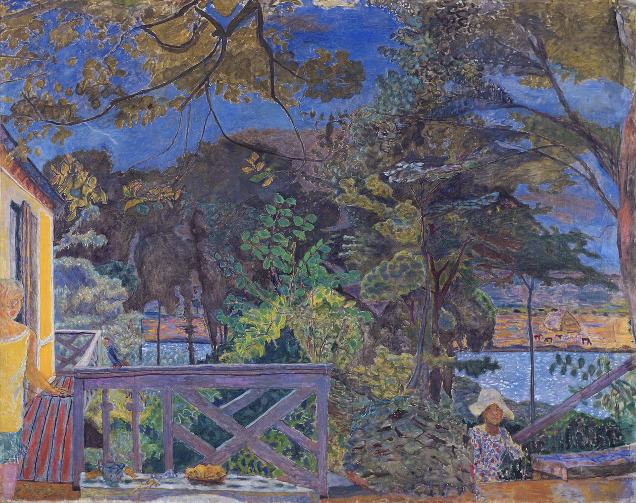 La terrasse à Vernon, 1928 - Pierre Bonnard