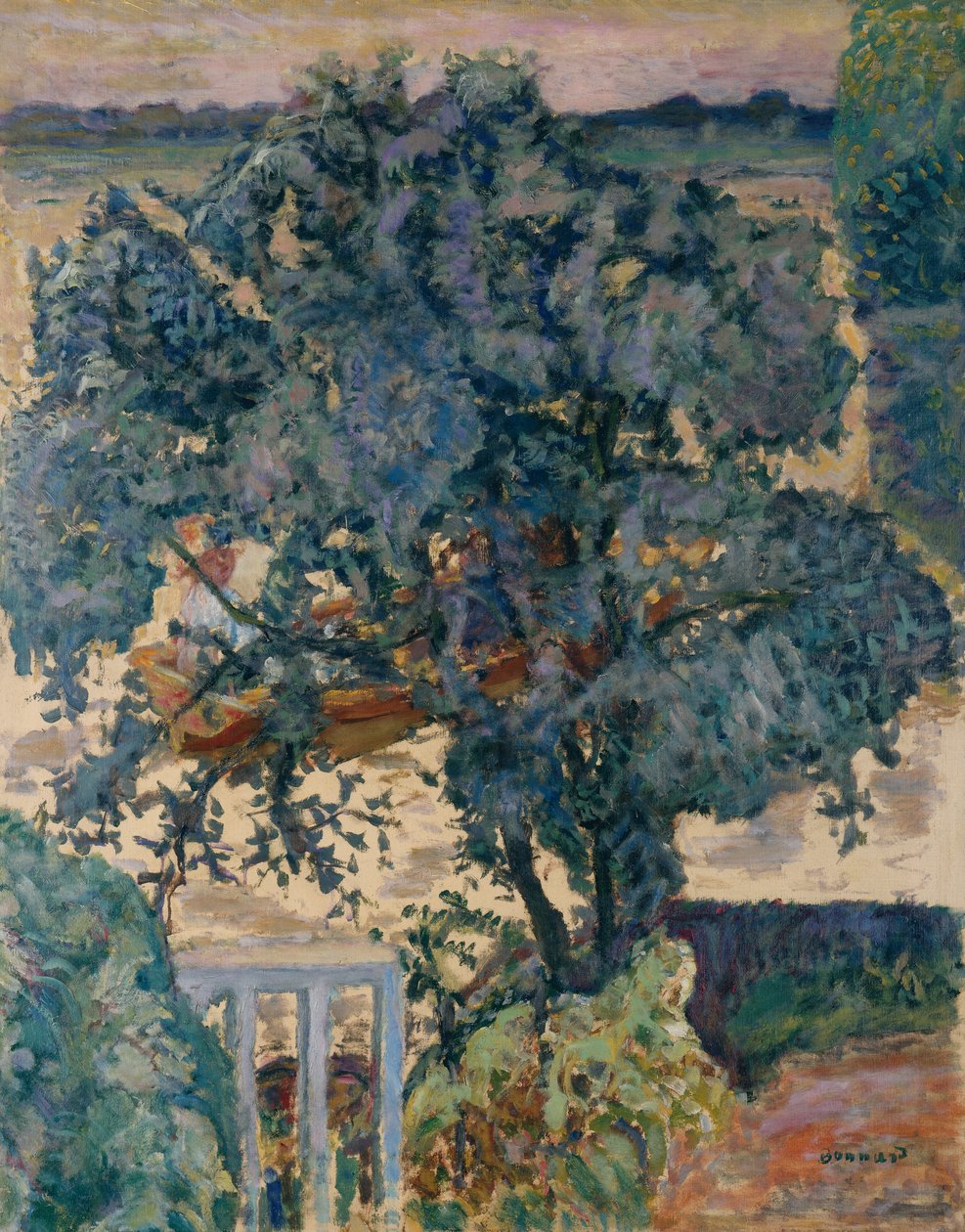 Arbre près de la rivière - Pierre Bonnard