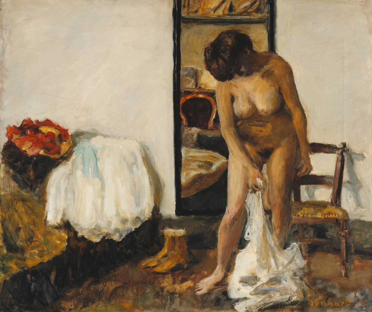 Femme se déshabillant - Pierre Bonnard