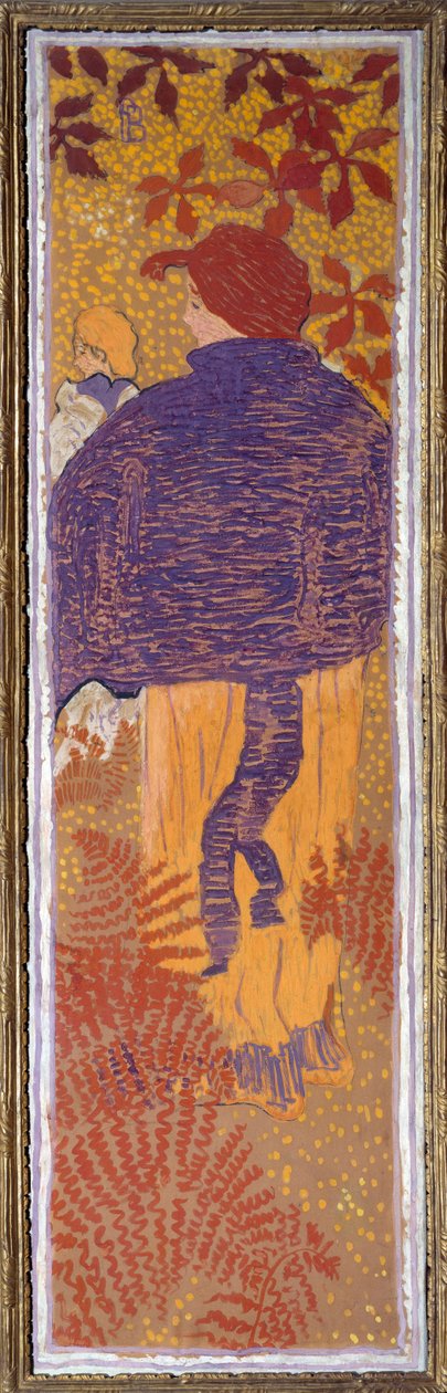 Femme à la pèlerine - Pierre Bonnard