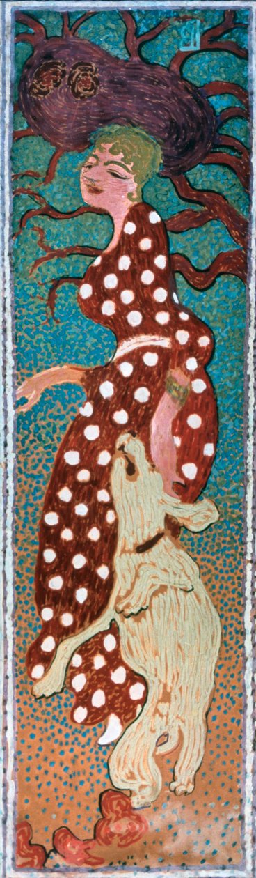 Femme en robe blanche à pois, 1891 - Pierre Bonnard